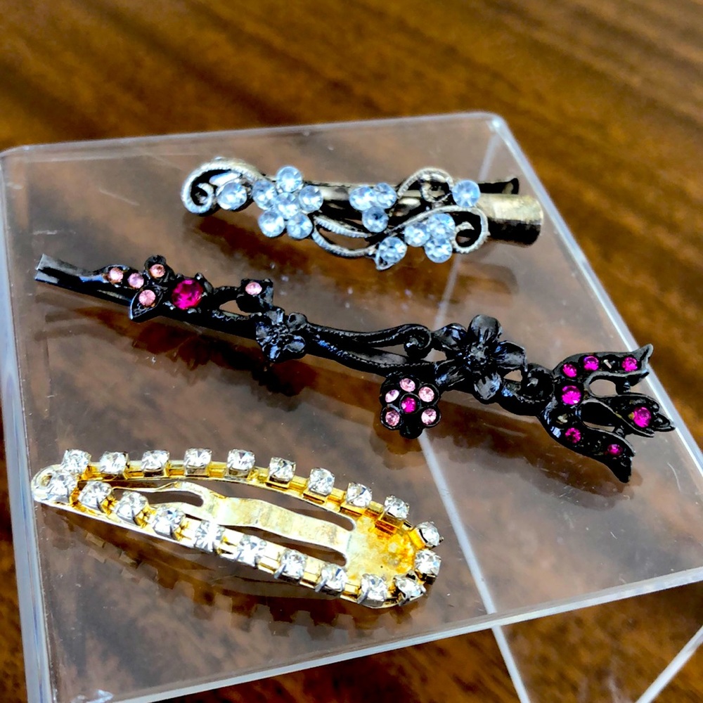3. crystal hair clip decorative accessories